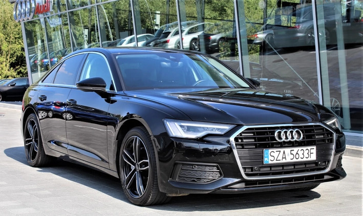 Audi A6 cena 167600 przebieg: 52250, rok produkcji 2018 z Limanowa małe 667